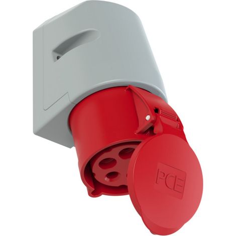 PCE 125-6tt CEE Wandsteckdose 32 A 5polig 400 V 1 St. (1/2)