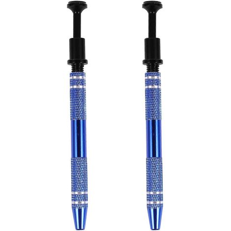 Lot de 2 supports à bijoux pour perles et pierres précieuses, outil de ramassage pour diamants et pierres précieuses-11.70X0.50X0.50CM-Blue