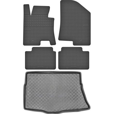 Hyundai i30 II Schrägheck (2012–2016) – SET: Gummifußmatten + Kofferraummatte