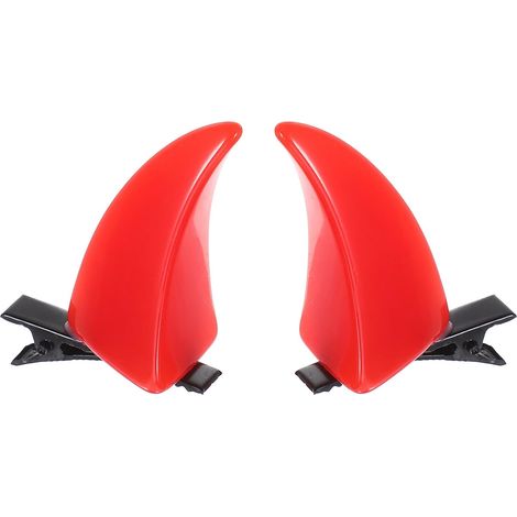 Red Devil Horn Hair Clips, Halloween Hair Clips, Cosplay Hair Clips, Chic Accessory for Parties and Costumes for Women and Girls (1/5)