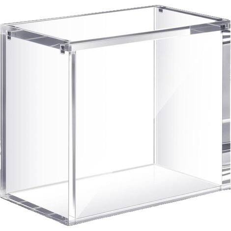 Vitrine magnétique en acrylique 14,7 × 8,7 × 13,5 cm, vitrine transparente anti-poussière, boîte en acrylique haute transparence, coque de protection pour figurines de collection (1/5)