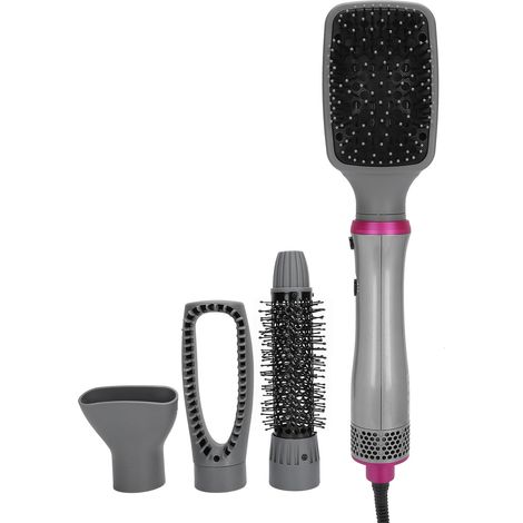 Brosse soufflante chauffante anionique VGR, lisseur et boucleur électrique 2-en-1, peigne coiffant ionique, 408, prise UE 220V (1/5)