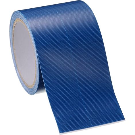 CCYKXARuban de Réparation de Bâche 3,15"x16', Ruban de Réparation Étanche en PVC pour Réparation de Store de Camping-Car en Extérieur, Bleu (1/5)