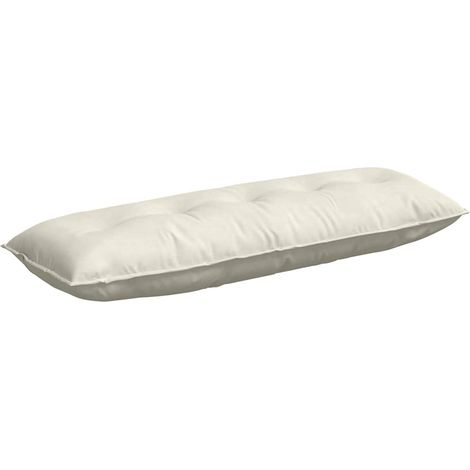 Rückenkissen Creme 140 x 50 cm Cordstoff vidaXL