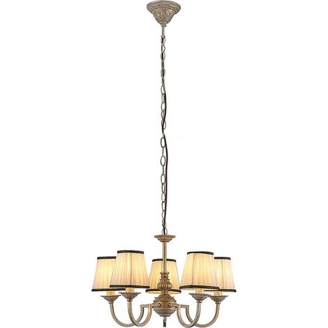 [NEUWERTIG] Lindby Lumiel Kronleuchter Fünfflammig Lampe Leuchte Deckenleuchte Deckenlamp915 B-Ware