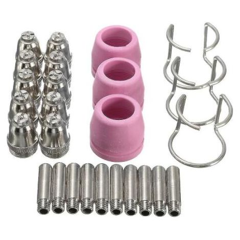 SG-55 AG-60 WSD-60 Plasmaschneider, Schneidbrenner, Düsen, Verbrauchsmaterialien-Set, 26 Stück