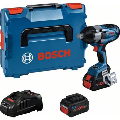 Bosch Professional Bosch Akku-Drehschlagschrauber BITURBO GDS 18V-1050 H, incl. 2x Akku ProCORE 5.5 Ah, Schnellladegerät, L-BOXX (1/5)
