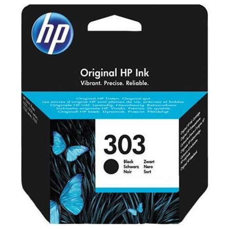 Cartucho de tinta original HP 303 negro 200 páginas 4 ml (T6N02AE) (1/5)