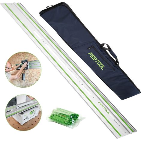 Festool 577043 1.4m Guide Rail FS1400/2-KP +S-KP/30 Adhesive Pad + FS Bag TS55 (1/5)