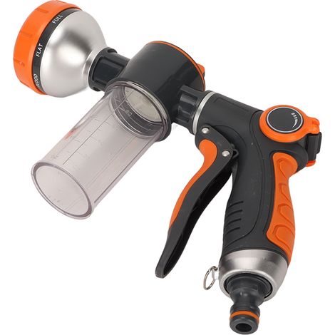Pulvérisateur à mousse pour arrosage de jardin, machine d'arrosage multifonctionnelle haute pression avec 8 modes et gâchette frontale pour l'agriculture (1/5)