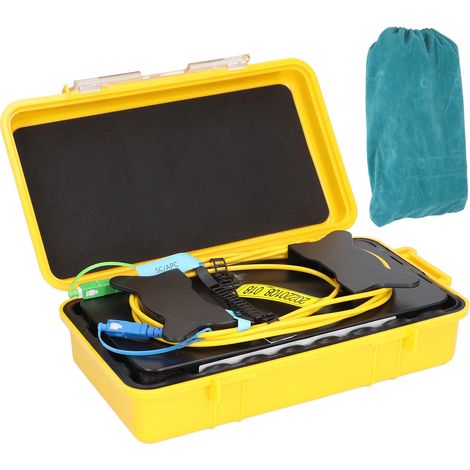 Boîte de câble de lancement OTDR monomode, Kit d'outils de Test de zone morte de Fiber optique de 500 mètres (1/5)