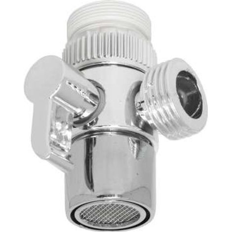 DEVIATORE A CARTUCCIA IN PLASTICA X AREATORE M24/F22 USCITA 1/2"