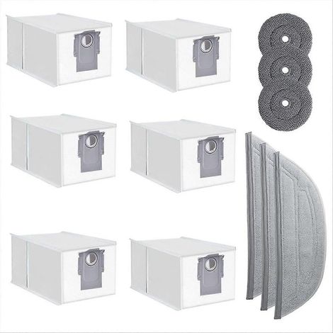 Pour Roborock S8 MaxV Ultra, pièces de rechange : sacs à poussière, lingettes de nettoyage, accessoires pour aspirateur robot (1/5)