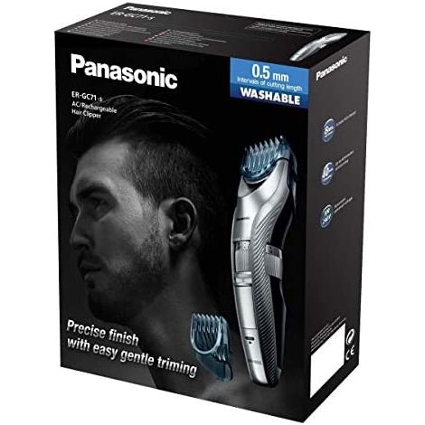 Panasonic ER-GC71 - Cortador de barba / cabello con 39 configuraciones de longitud, para hombres, peinado y cuidado para cabello y barba (1/5)