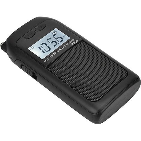 Radio portable de poche FM AM SW MW MP3 Lecteur stéréo numérique-- (1/5)