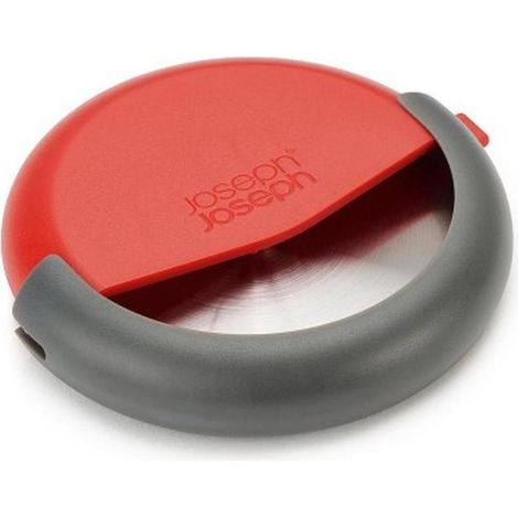 Cortador de pizza Joseph Joseph Duo con protector de cuchilla – hoja de acero inoxidable extraíble, mango ergonómico, diseño compacto y seguro.