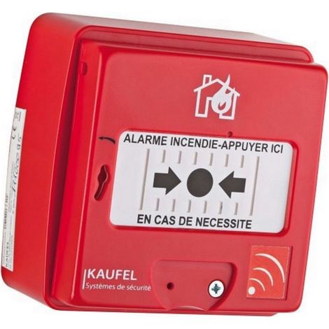 Kaufel 534130 - Déclencheur manuel rouge radio sans fil
