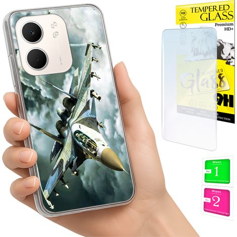 Schutzhülle für Oppo A5X: Fotohülle mit Rückseite und 9H-Glas (1/5)