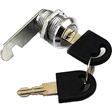 16mm Drawer lock Verrou de porte pour Armoire, serrure pour boîte aux lettres tiroir d'armoire