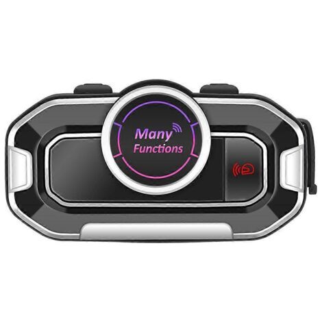 Casque de moto Bluetooth 5.0 avec écouteurs sans fil intégrés et kit mains libres (1/5)