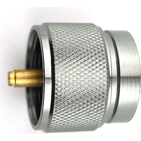 Convertisseur pour réchaud à gaz de camping, connecteur de brûleur à gaz, adaptateur en aluminium pour réservoir de gaz, adaptateur de recharge de propane pour réchaud de pique-nique extérieur, réchau (1/5)