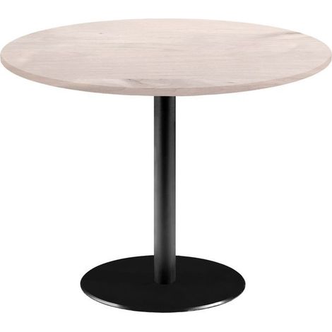 Table ronde Ø 120 cm - modèle Rome bois chêne bosco