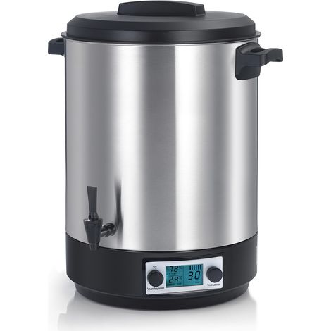 Robby – Stérilisateur électrique 45L en inox avec écran LCD – Minuterie 180 min – Robinet de service – 2500W pour stérilisation rapide