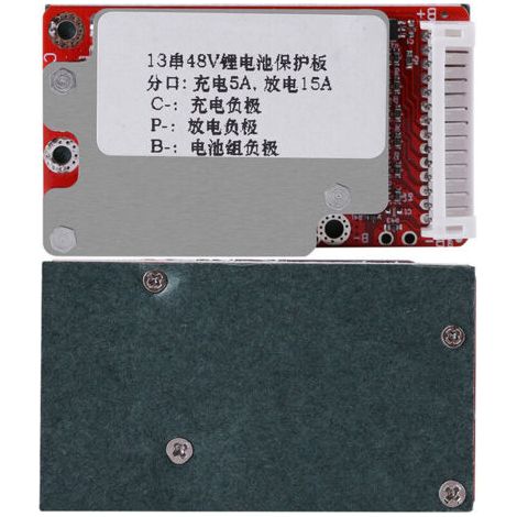 Système de protection de batterie lithium-ion (BMS) adapté aux batteries lithium-ion 13 cellules 48V/54,6V. (1/3)