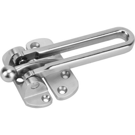 Professional 4 Pcs Swing Bar Lock Zinc Alloy Extra Thick Arm Shock Resistant 3 Position Adjustable Door Security Guard for Hotel – High strength, DIY, workshop, construction, installation (1/5)