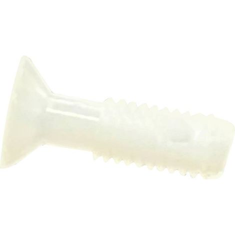 Vis à tête fraisée TOOLCRAFT 839966 10 pc(s) M3 10 mm tête fraisée cruciforme plastique, Polyamide N/A C20088 (1/3)