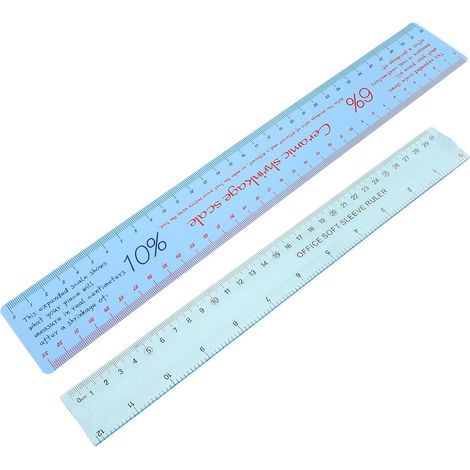 Règle de Mesure pour Poterie en Plastique Flexible, 2pcs, Outil Fiable pour Studio de Poterie et Accessoires de Modelage en Céramique (1/5)