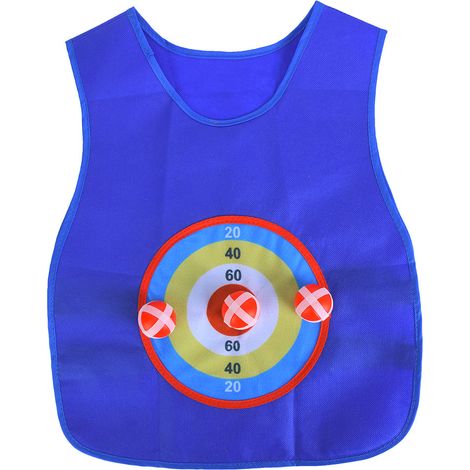 Kinder-Trikot für Stickball-Wurfspiel im Freien, Weste für lustiges Sportspielzeug für Kinder, blau (1/5)
