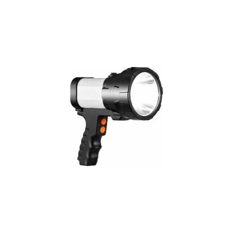 Torcia a LED ultra luminosa, impermeabile IPX4, 15000 lumen, batteria da 10000 mAh, super luminosa, 6 modalità, lunga portata, lanterna di emergenza ad alta potenza per campeggio, escursionismo e cacc