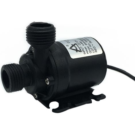 Minibomba de agua sumergible sin escobillas, ultrasilenciosa, altura de elevación de 5 m, caudal de 800 l/h, resistente al agua. (1/5)