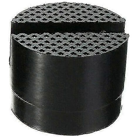 1 patin en caoutchouc universel pour cric de levage de voiture, accessoire de style, support en caoutchouc pour cric de plancher avec rail de châssis fendu (1/5)