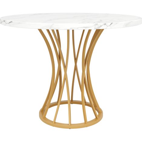Set tavolo da pranzo rotondo 5 pezzi 80 cm con 4 sedie in velluto grigio (1/5)