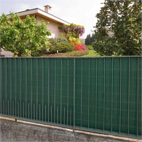 IBEROGARDEN  cañizo de pvc de media caraColor verde  Media 1X3 metros  ocultación e intimidad. (1/3)