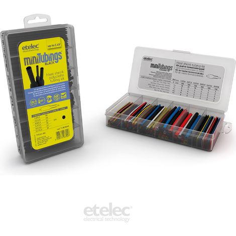 Etelec kit guaine box 170pz guaine 10cm bk&43color tubox002