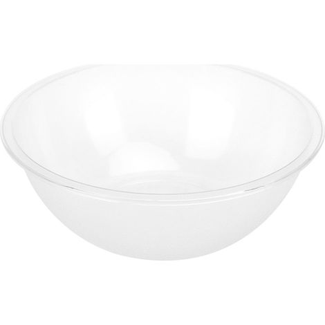 Große, runde, transparente Acrylschüsseln für Salat, Obst und Buffet, Servierbehälter (1/5)
