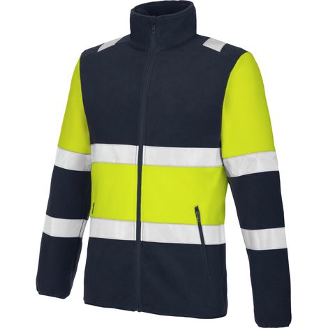 Würth MODYF Polaire haute visibilité FLUO ONE jaune/marine M (1/5)