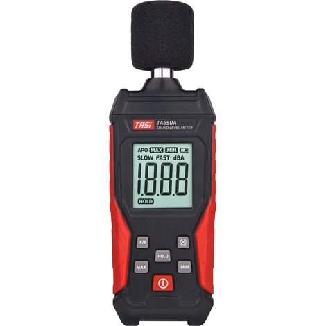 GROOFOO TASI TA650A Digital Sound Level Noise Meter Measurement 30-130dB Decibel Detector Audio Tester Metro Diagnostic-Tool Smart Sensor