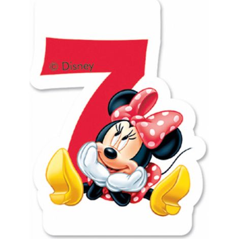 Kerzennummer 7 „Minnie Cafe 1 Stück“.