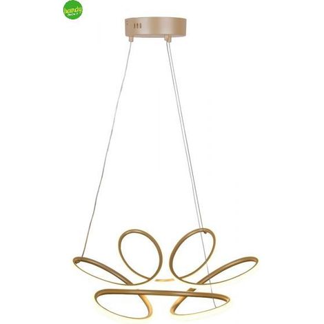 Lampada sospesa Fiore Novecento 40W champagne CCT 3000-6000K (1/3)