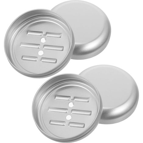2 porte-savons ronds en aluminium 100 ml (77 x 32 mm) avec (1/5)