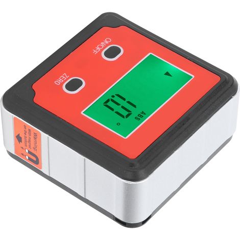 Digitale Wasserwaage mit Digitalanzeige, Präzisions-Neigungsmesser mit magnetischer Befestigung, magnetische Winkelmessung. (1/5)