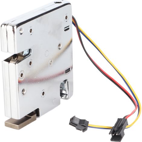 Verrou électrique à commande électromagnétique pour porte d'armoire, casier, serrure à ressort de tiroir 12 V avec détecteur de mouvement (1/5)