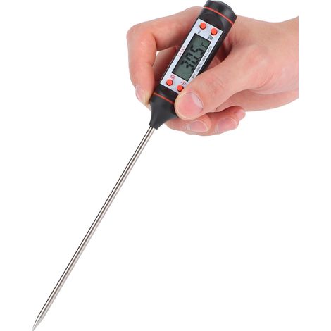 Röhrenthermometer, Stiftthermometer, Röhrenthermometer für Lebensmittel, elektronisches Sondenthermometer (1/5)