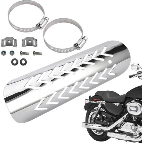 cran Thermique pour chappement de Moto Bouclier Anti Chaleur (1/5)
