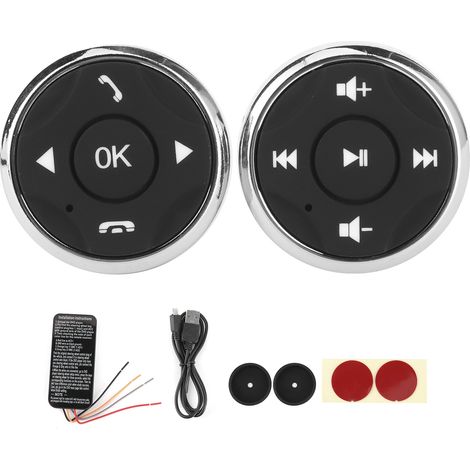 Télécommande USB rechargeable pour lecteur multimédia Android avec boutons au volant (1/5)