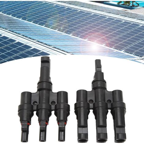 Photovoltaik-T-Stecker, 1-zu-3-Photovoltaik-Adapter, Photovoltaik-Parallelanschluss (1/5)
